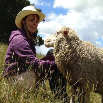 Katie at Big Sky Sanctuary